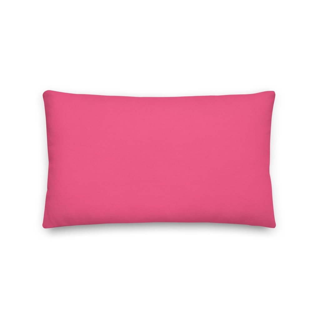 Brink Pink Premium Pillow, 18"x18", 20"x12", 22"x22" - PastelWhisper