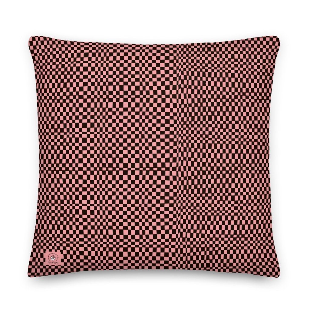 Buffalo Pattern, Wewak Red Checker, Premium Pillow, 18"x18", 20"x12", 22"x22" - PastelWhisper