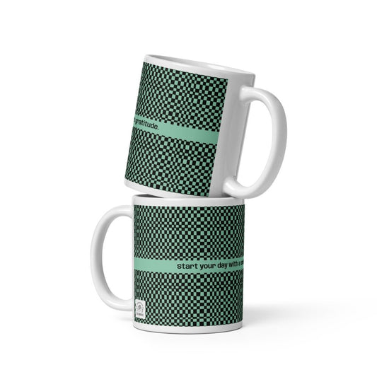 Custom_Black pattern & Color line Ceramic Mug, 11oz, 15oz, 20oz, 4 colors, Personalized - PastelWhisper