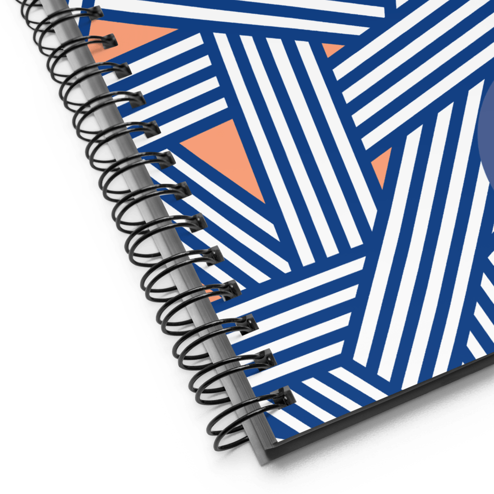 Custom Photo & Text - Spiral Notebook, 5.5x8.5" - PastelWhisper