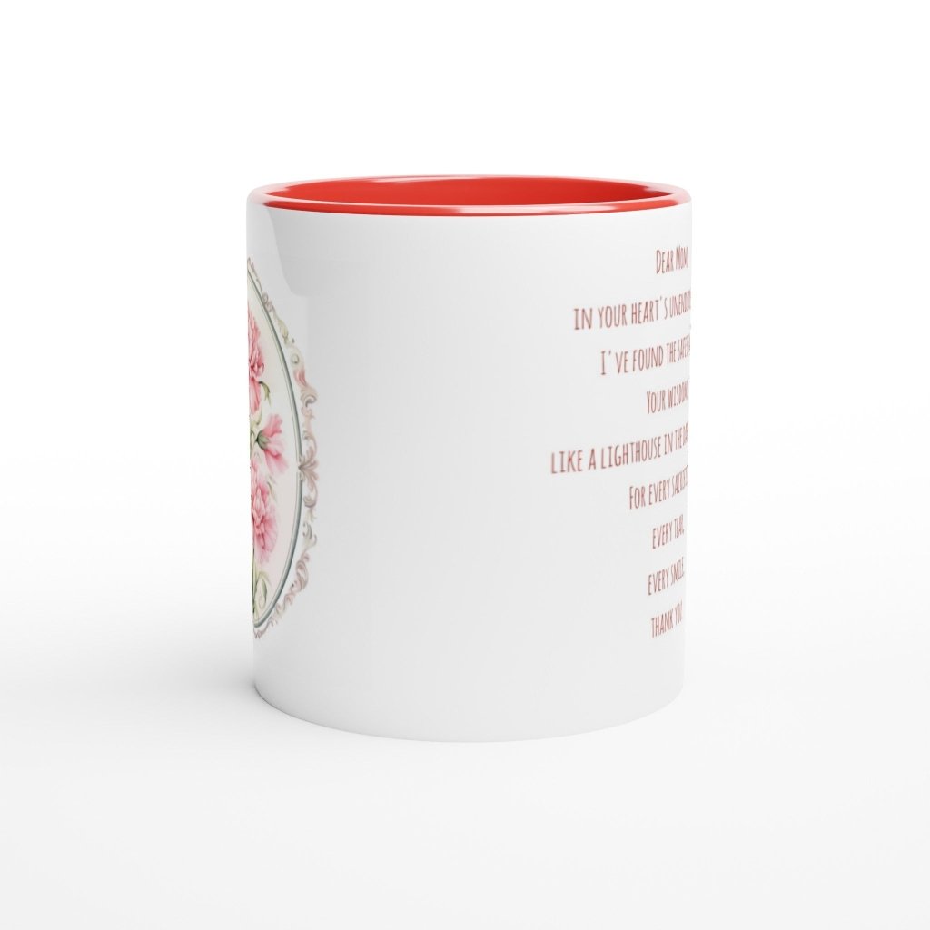 Personalized Happy Mother's Day White 11oz Ceramic Mug - PastelWhisper