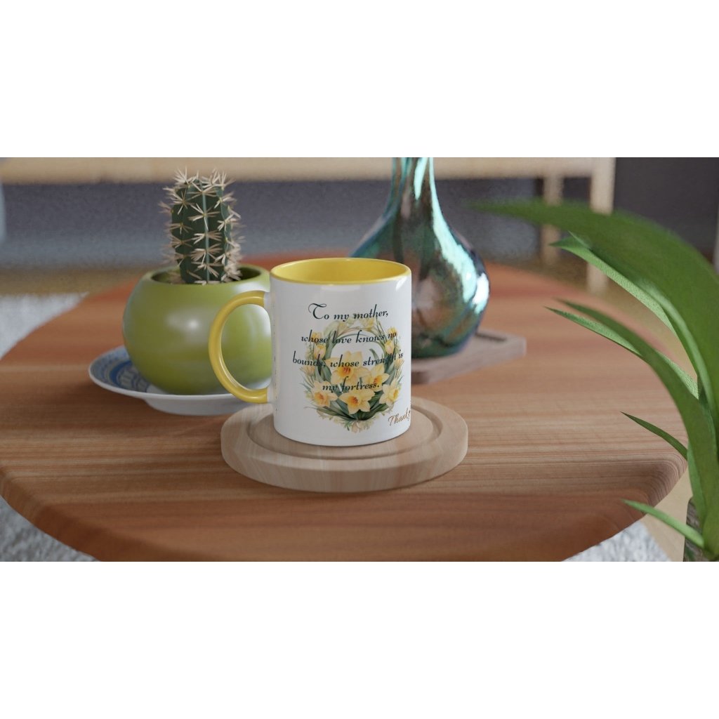 Personalized Happy Mother's day White 11oz Ceramic Mug - PastelWhisper