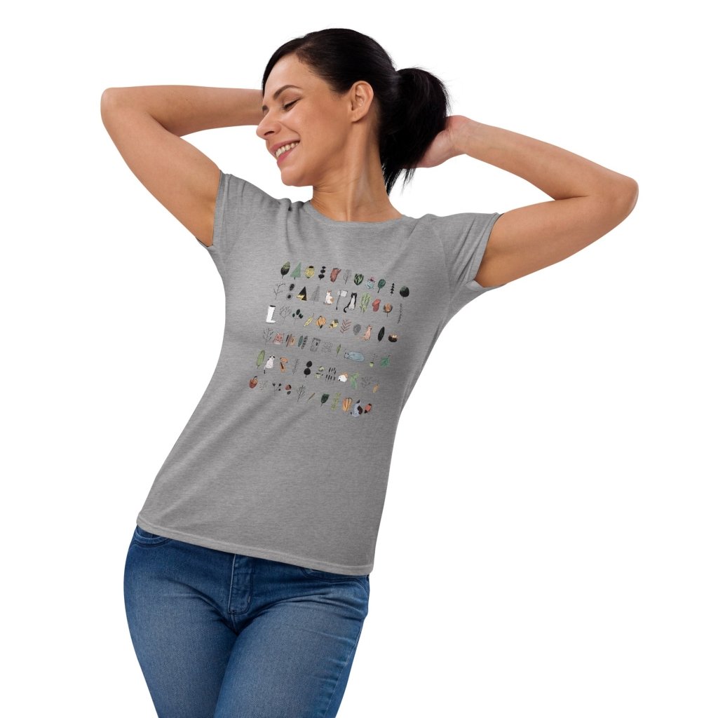 Women's short sleeve t-shirt - PastelWhisper